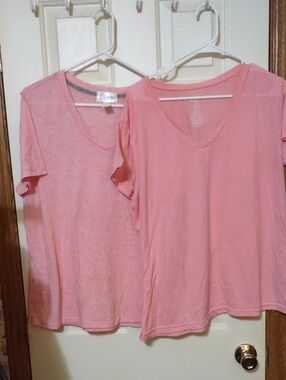 Bundle Of 2 Pink 2xl Tees
